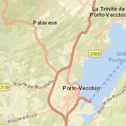 Porto-Vecchio Street Map