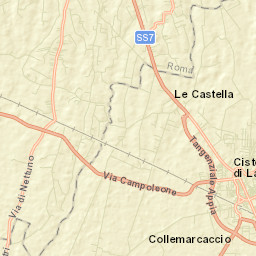 Cisterna di Latina Street Map