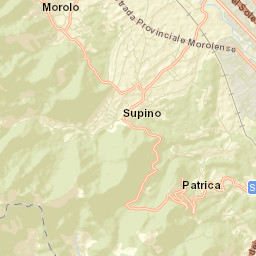 Supino Street Map