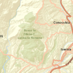 Isernia Street Map