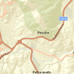Pesche Street Map