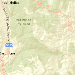 Sessano del Molise Street Map