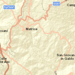 San Giovanni in Galdo Street Map