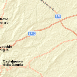 Castelnuovo della Daunia Street Map