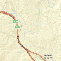 Gradsko Street Map