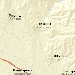 Podareš Street Map