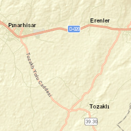 Pınarhisar Street Map