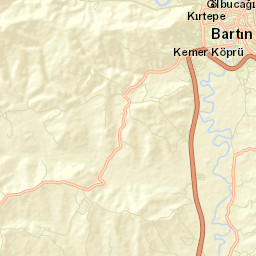 Bartın Street Map