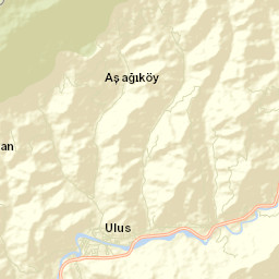Ulus İlçesi Street Map