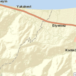 Yakakent Street Map