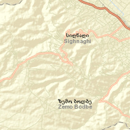 Sighnaghi Street Map