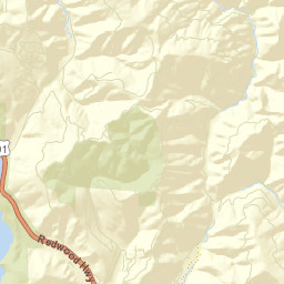 False Klamath California Street Map