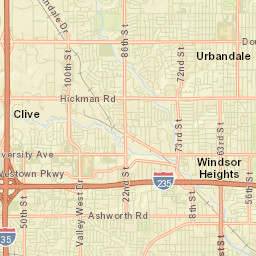 3903 Woodland Ave West Des Moines Street Map