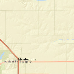 Montezuma Street Map