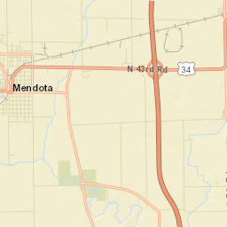 Mendota Street Map