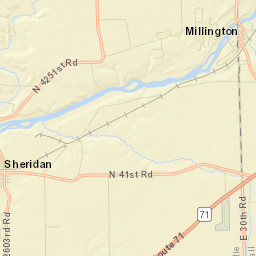 Sheridan Street Map
