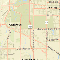 Thornton Street Map