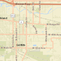 Griffith Street Map
