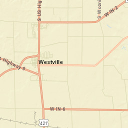 3451 U.S. 421, Westville, IN 46391, USA Street Map