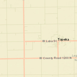 Topeka Street Map