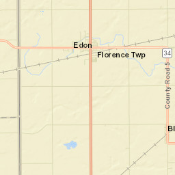 Edon Ohio Street Map