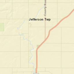 Pulaski Ohio Street Map