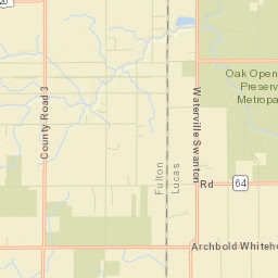 Brailey Ohio Street Map