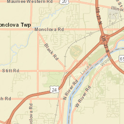 Willowbend Ohio Street Map