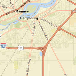 Riverford Ohio Street Map