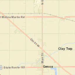 Martin Ohio Street Map
