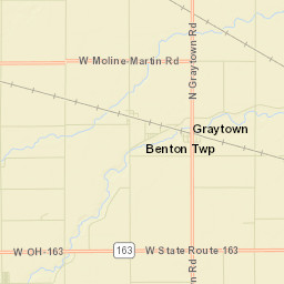 Graytown Ohio Street Map