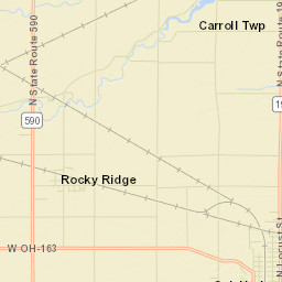 Rocky Ridge Ohio Street Map