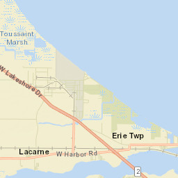Lacarne Ohio Street Map