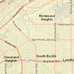 Richmond Heights Ohio Street Map
