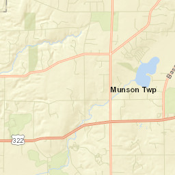 North Munson Ohio Street Map
