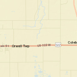 East Orwell Ohio Street Map