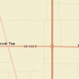 Colebrook Ohio Street Map