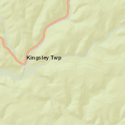 Forest County Street Map
