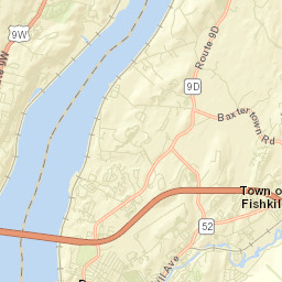 Roseton New York Street Map