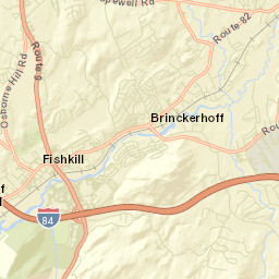 Wiccopee New York Street Map