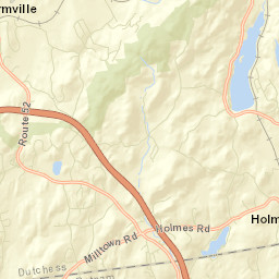 Pecksville New York Street Map