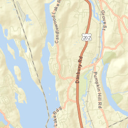 Lanesville Connecticut Street Map