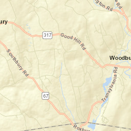 Hotchkissville Connecticut Street Map