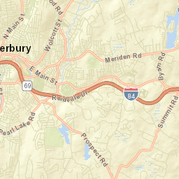 Hopeville Connecticut Street Map