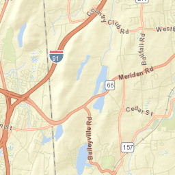 Middlefield Connecticut Street Map