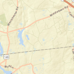 Westchester Connecticut Street Map