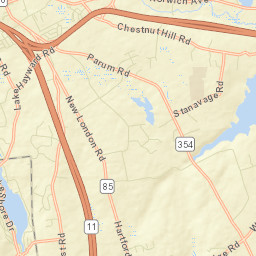 Milestone Corner Connecticut Street Map