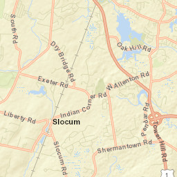 North Kingstown Street Map