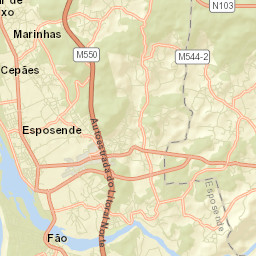 Esposende Street Map