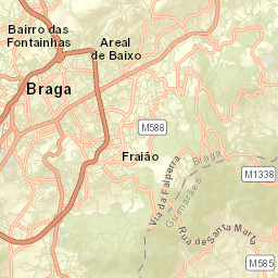 Esporões Street Map